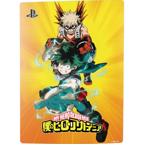 My Hero Academia Deku and Bakugo Season 5 PS5 Console Skin